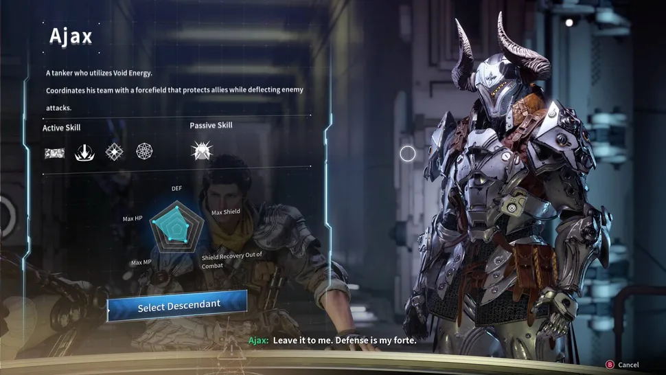 the first descendant