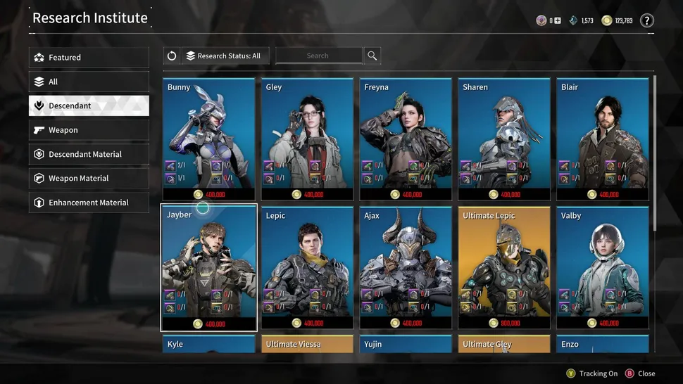 the first descendant