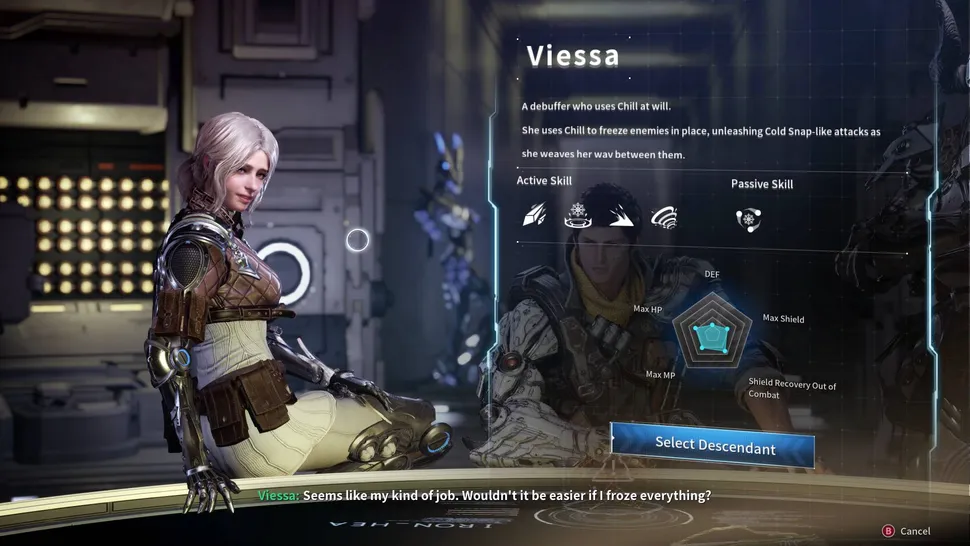 the first descendant Viessa
